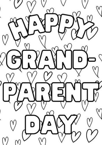 25 Free Grandparents Day Coloring Pages For All Ages