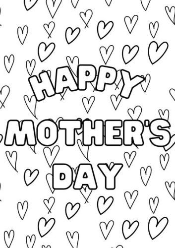 25 Free Mother's Day Coloring Pages For All Ages [No Email]