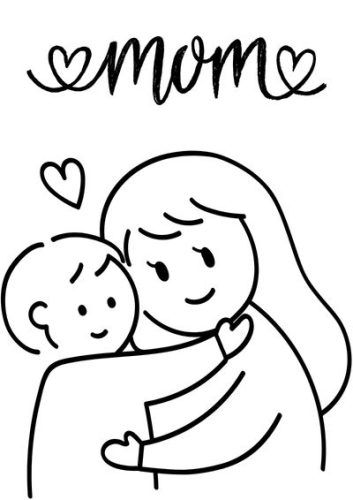 25 Free Mother's Day Coloring Pages For All Ages [No Email]