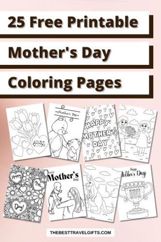 25 Free Mother's Day Coloring Pages For All Ages [No Email]